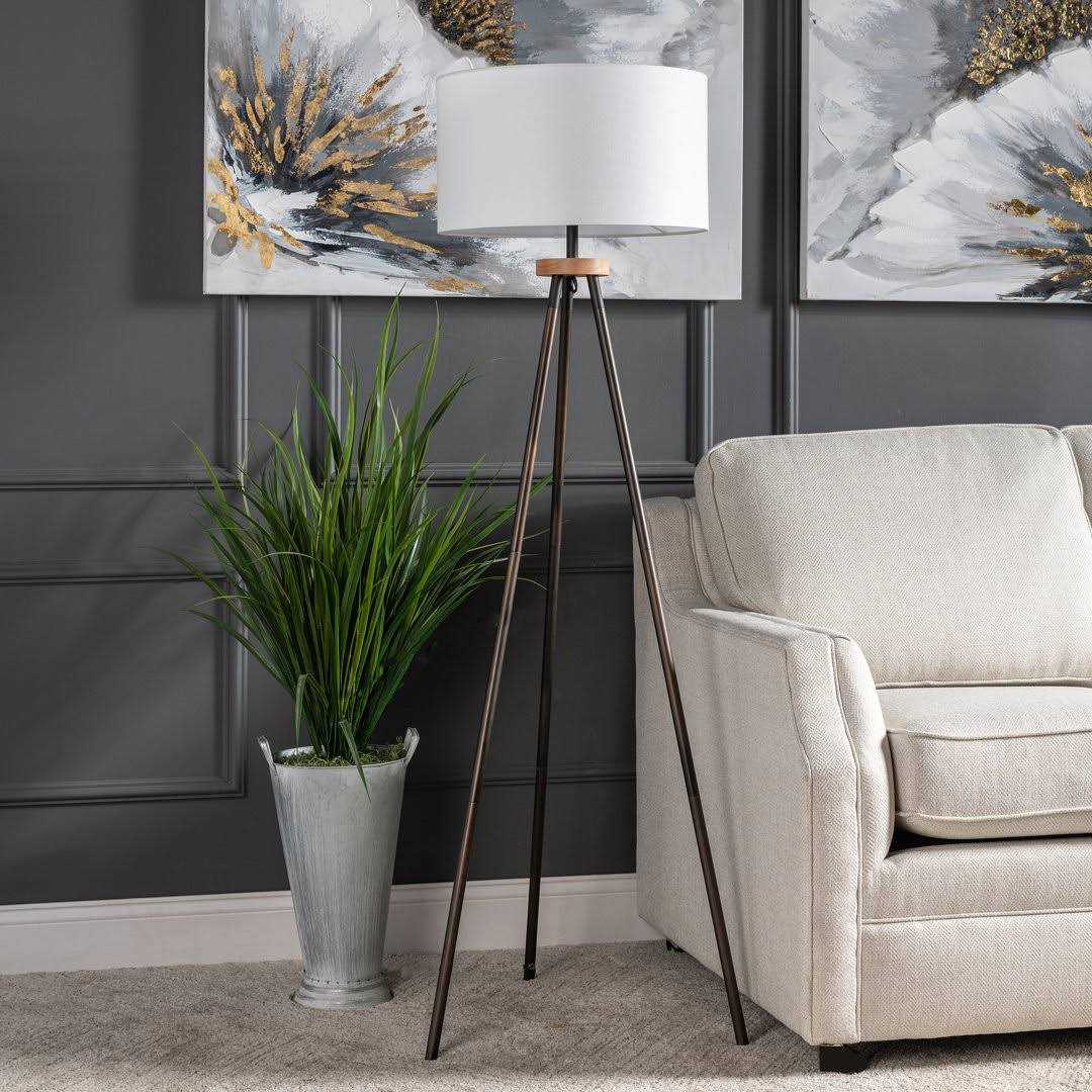 George Oliver David-Nelson Retro 62 Tripod Floor Lamp - Image 4