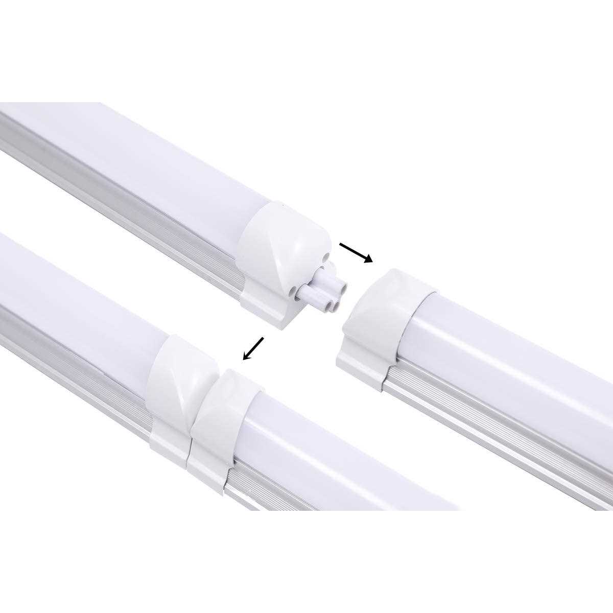 Ledytech 12inch 1200 lm led under cabinet light t8 integrated tube light fixture for utility shop light - Image 3