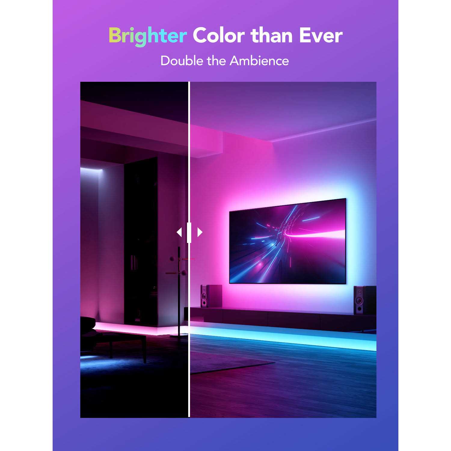 Govee Smart RGBIC LED Light Strip - Image 3