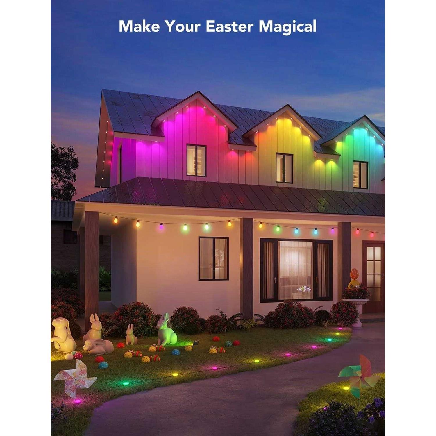 Govee Rgbic Flood Lights Brilliant Landscape Lighting with 28 Scenes - Image 5