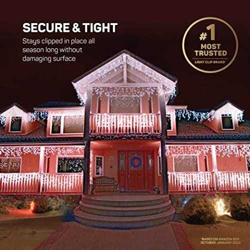 Holiday Light Clips Deck Light Clips Fascia Boards Clips, Banister Light Clips - Image 4