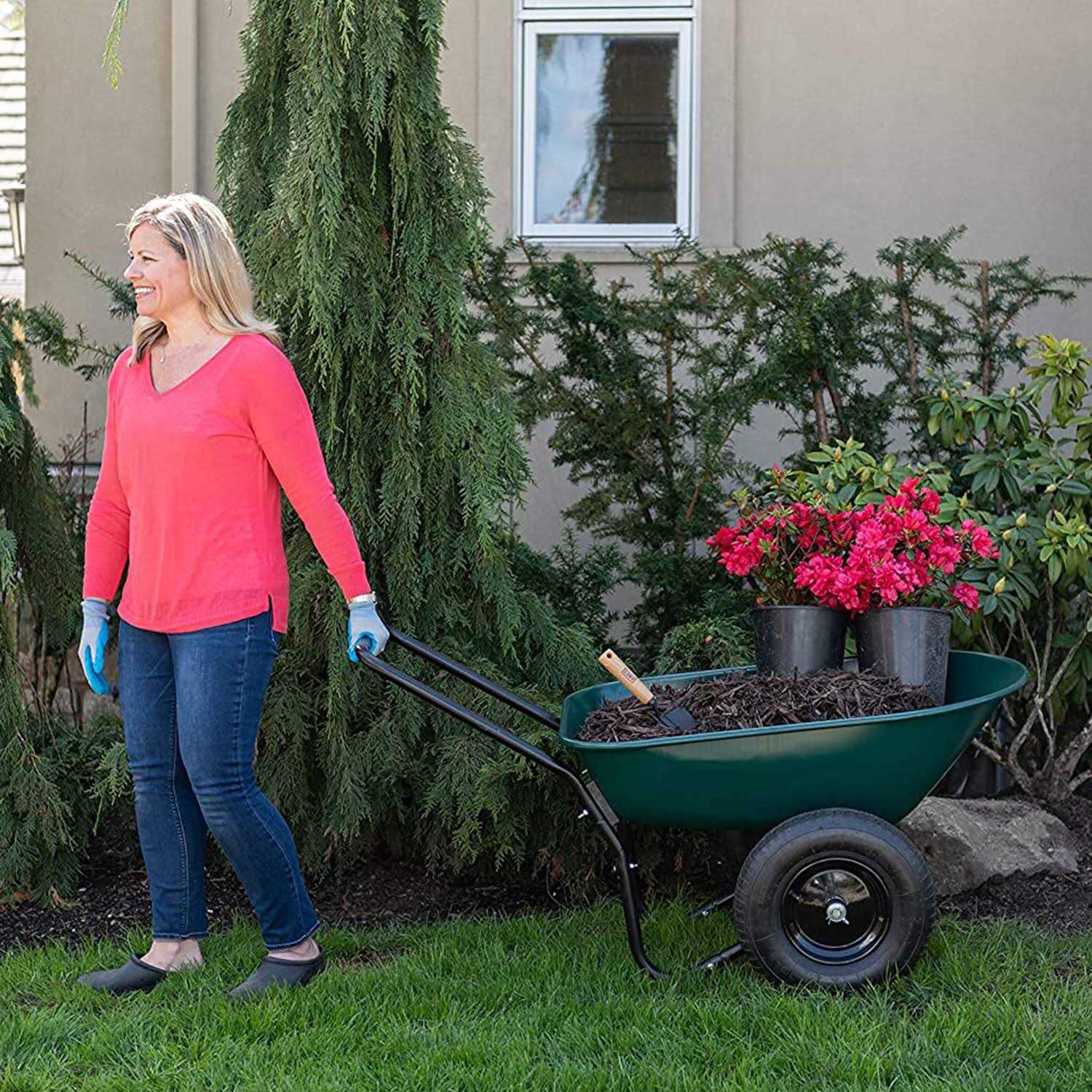 Marathon Yard Rover Poly Wheelbarrow 70007 - Image 3