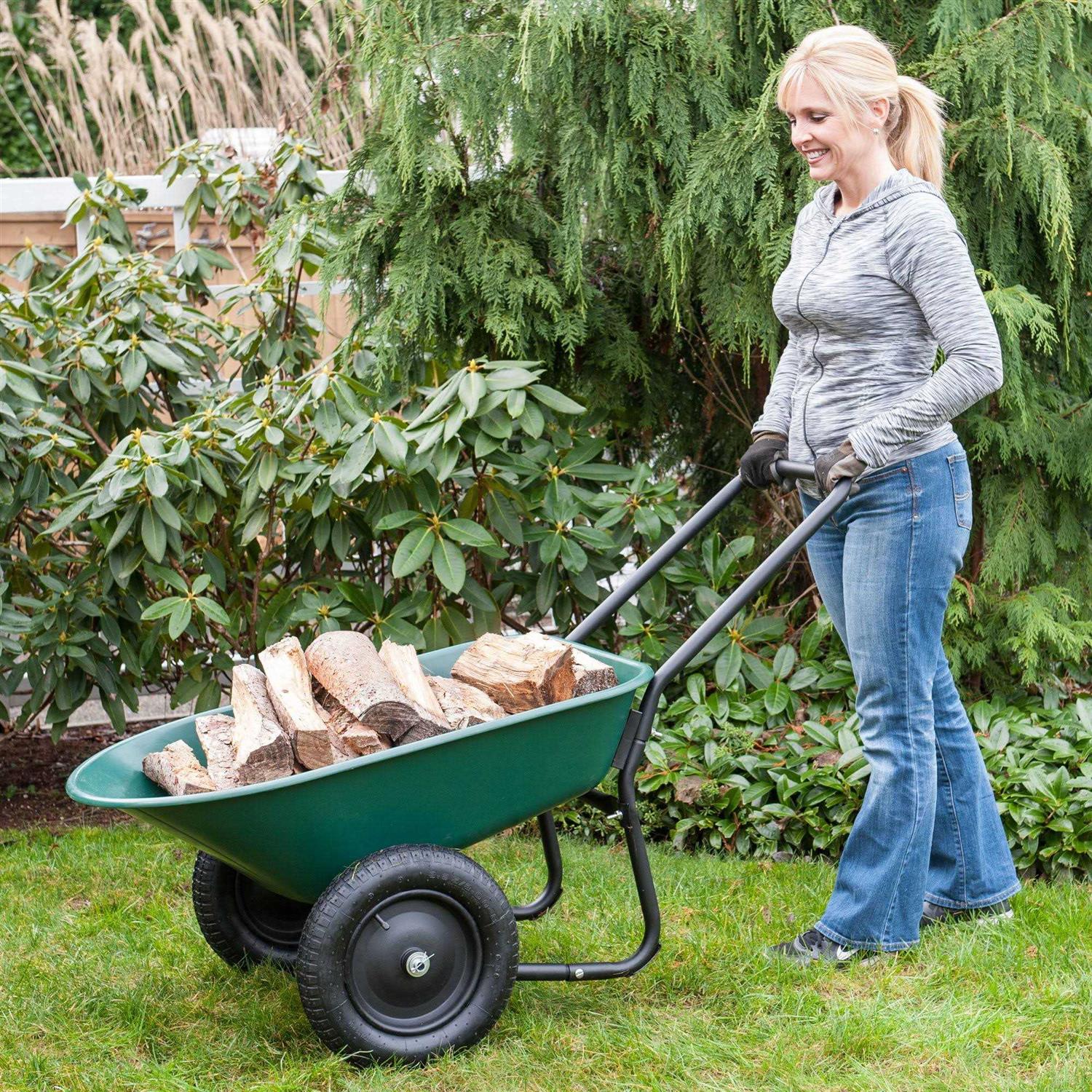 Marathon Yard Rover Poly Wheelbarrow 70007 - Image 5