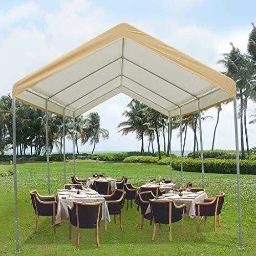 Advance Outdoor 10' x 20' Heavy Duty Carport Car Canopy Garage Boat Shelter Party Tent - Image 3