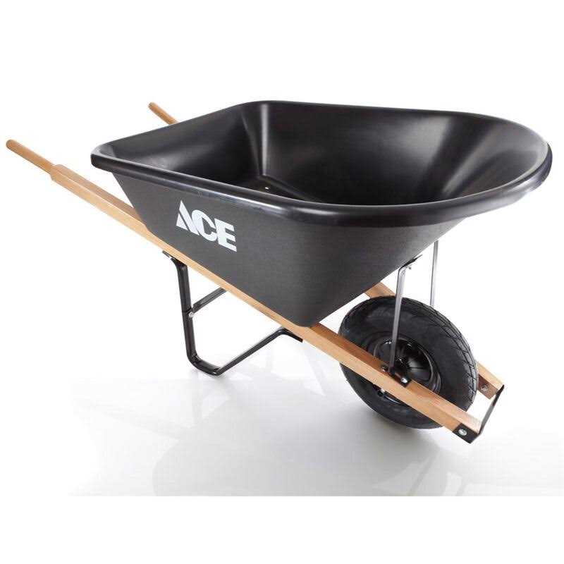Ace Poly Residential Wheelbarrow 6 cu ft - Image 3