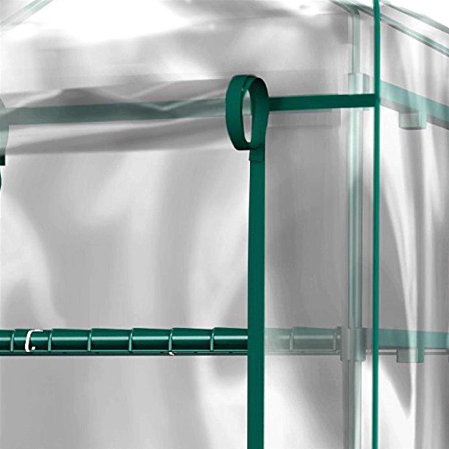 Home-complete Mini Greenhouse-4-Tier Indoor Outdoor Sturdy Portable Shelves-Grow Plants, Seedlings, Herbs, or Flowers In Any Sea - Image 4