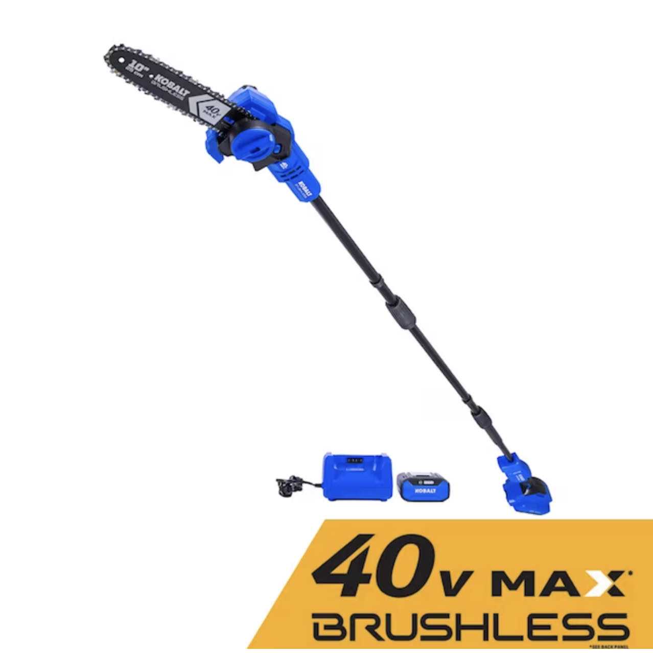 Kobalt Gen4 40-Volt 10-in Cordless Electric Pole Saw 2 Ah KPS 1040A-03 - Image 3