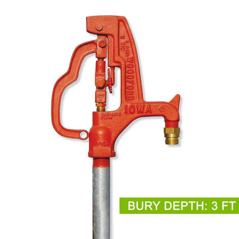 Woodford IOWA Steel 3 ft. Yard Hydrant Y34-3 - Image 4