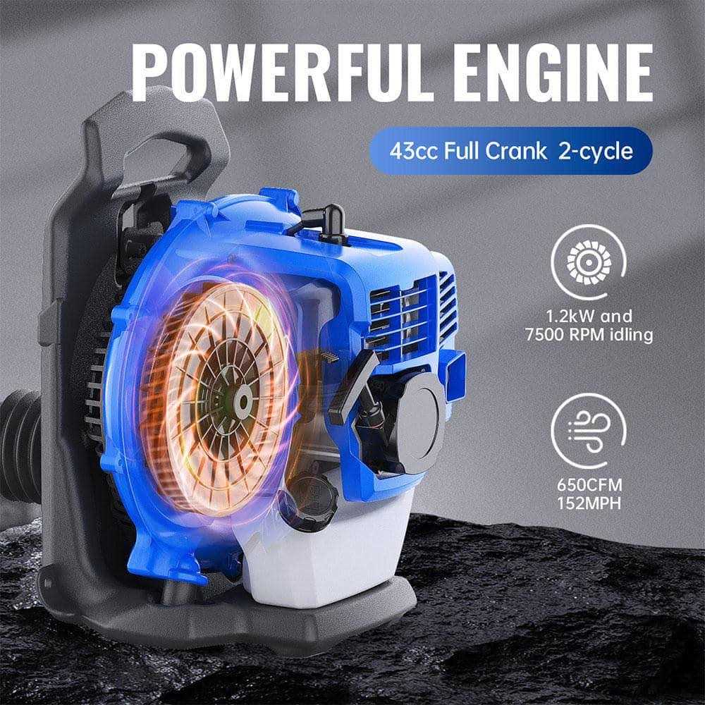 Wild Badger Power Gas 43cc Backpack Blower WBBPBL43 - Image 4