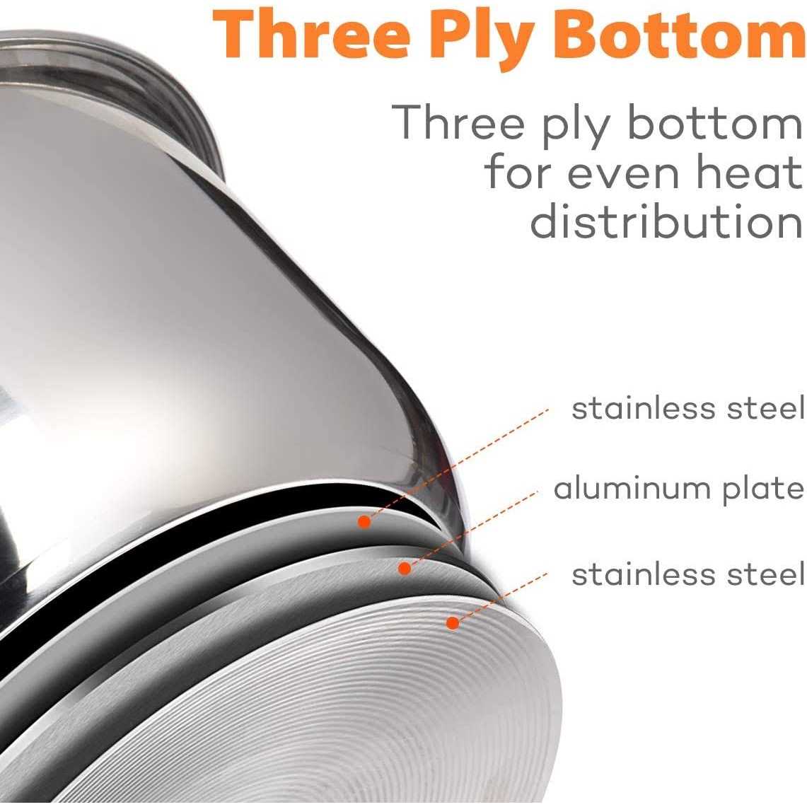 Goldlion Stainless Steel Inner Pot Compatible with Ninja Foodi - Image 5