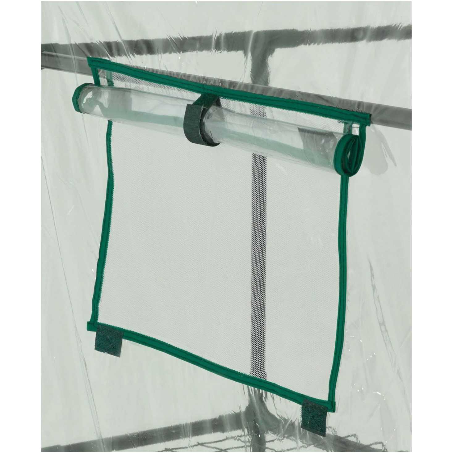 Ogrow 3 Tier 6 Shelf Deluxe Plastic Walk-In Portable Greenhouse - Image 4