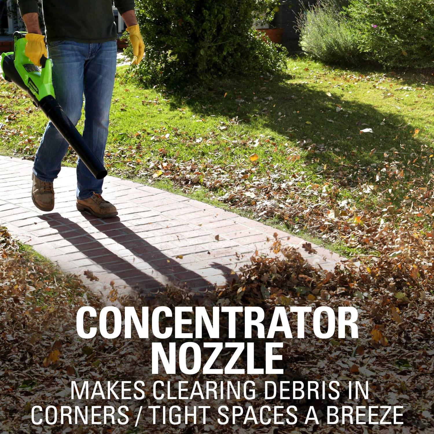 Greenworks 40V Cordless String Trimmer And Leaf Blower Combo Kit - Image 3