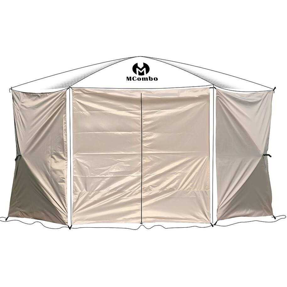 Mcombo Pop-up Portable Gazebo Screen Tent Wind Panels - Image 4