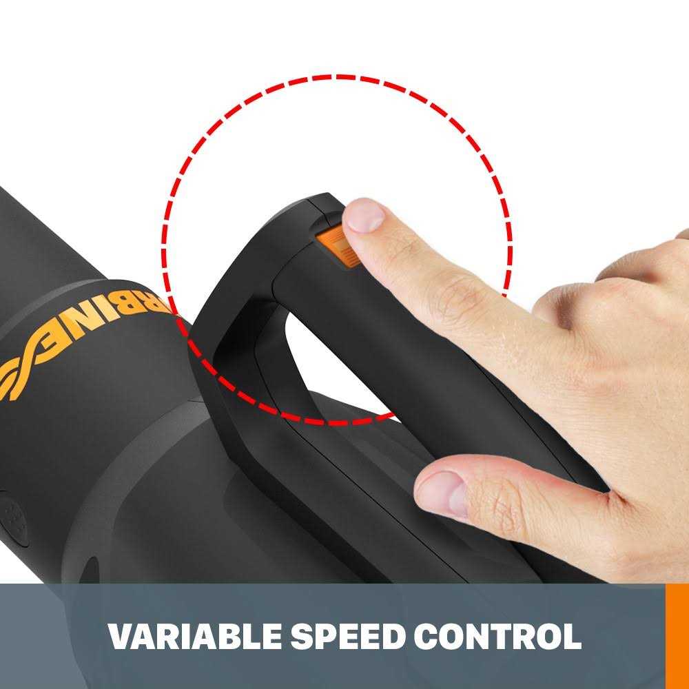 Worx WG547.9 20V Power Share Turbine Cordless Two-Speed Leaf Blower - Image 3
