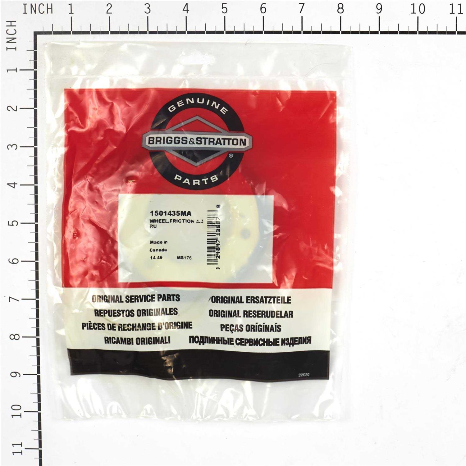 Murray 1501435MA Friction Wheel Disc - Image 5