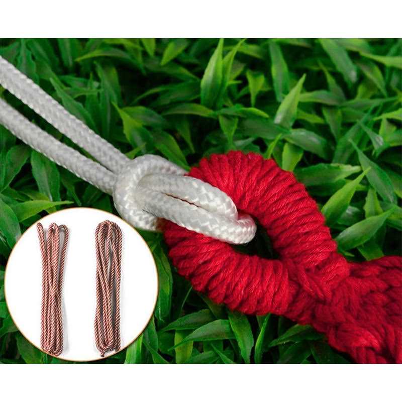 WoneNice Outdoor Double 2 Person Cotton Hammock - Image 5