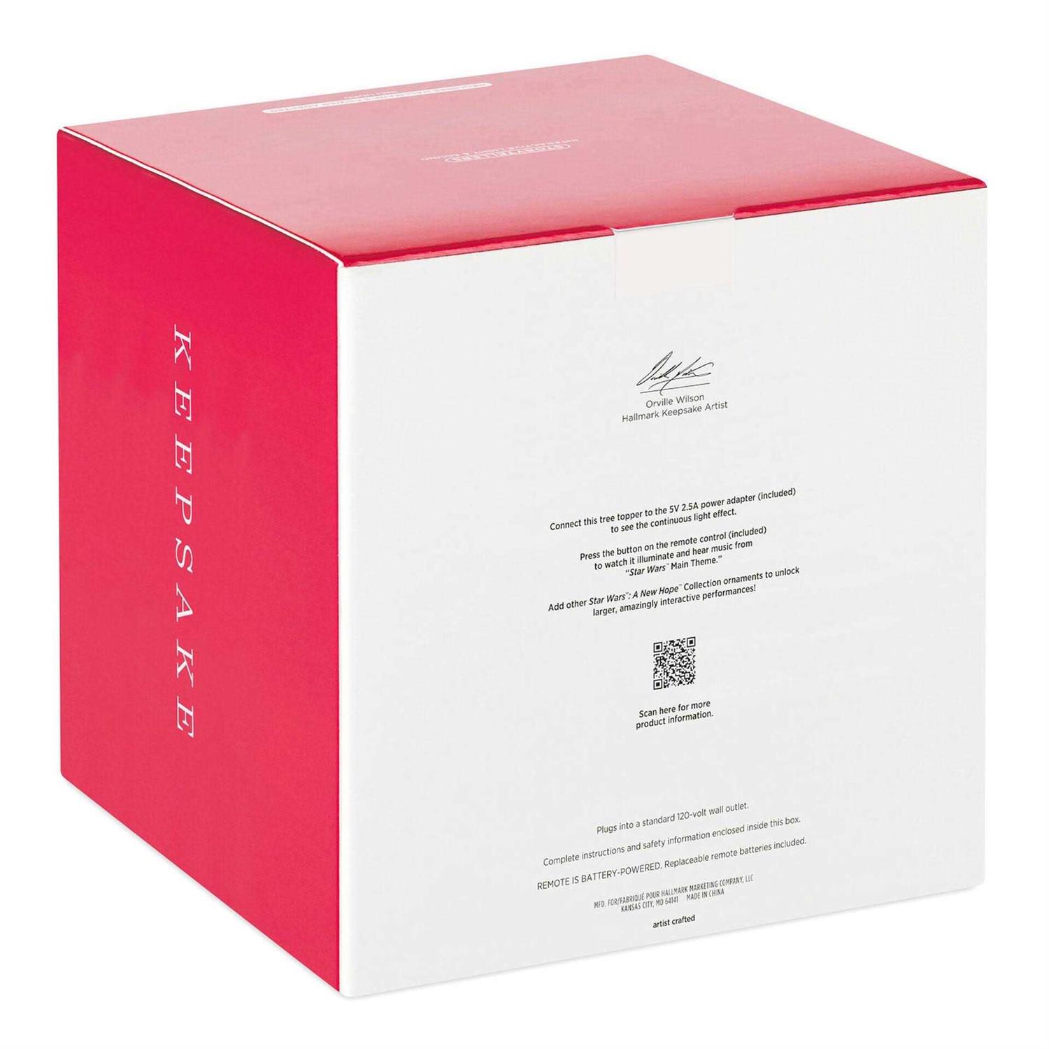 Hallmark Star Wars A New Hope Collection Death Star Musical Tree Topper with Light - Image 5